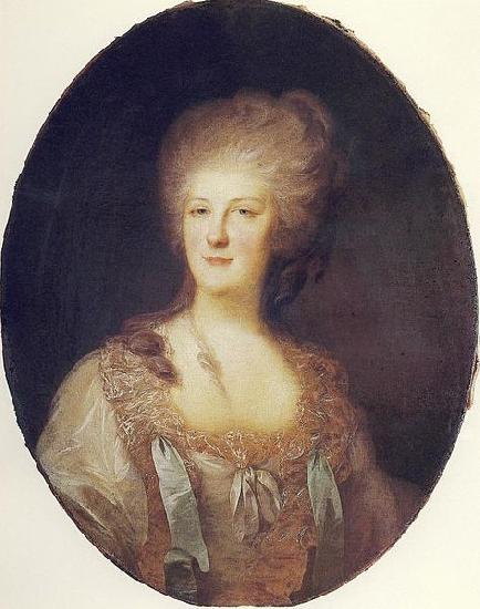 Fyodor Rokotov Portrait of Daria Dmitriev Manova